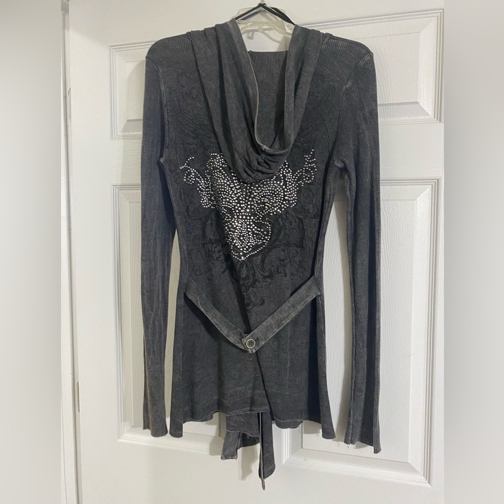 Vocal Apparel Long Sleeve In Grey. Size Large. View 3